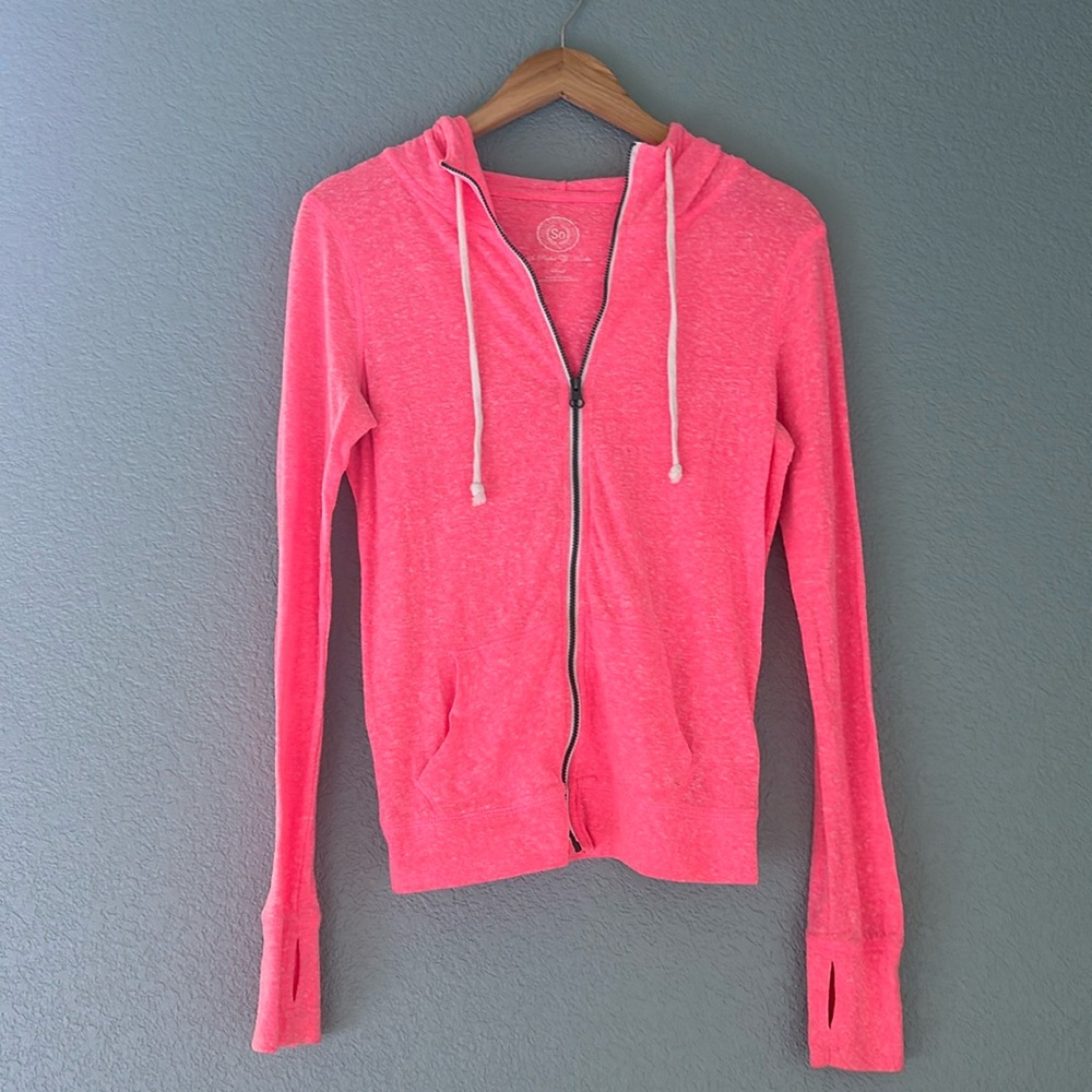 SO light weight perfect zip up hoodie